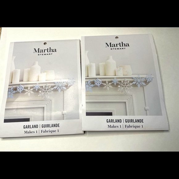 2 Glittery Garland Holiday Kits Martha Stewart